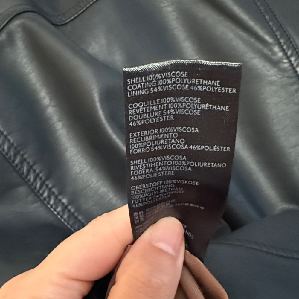 Vegan leather jacket from free people - Picture 6 of 6